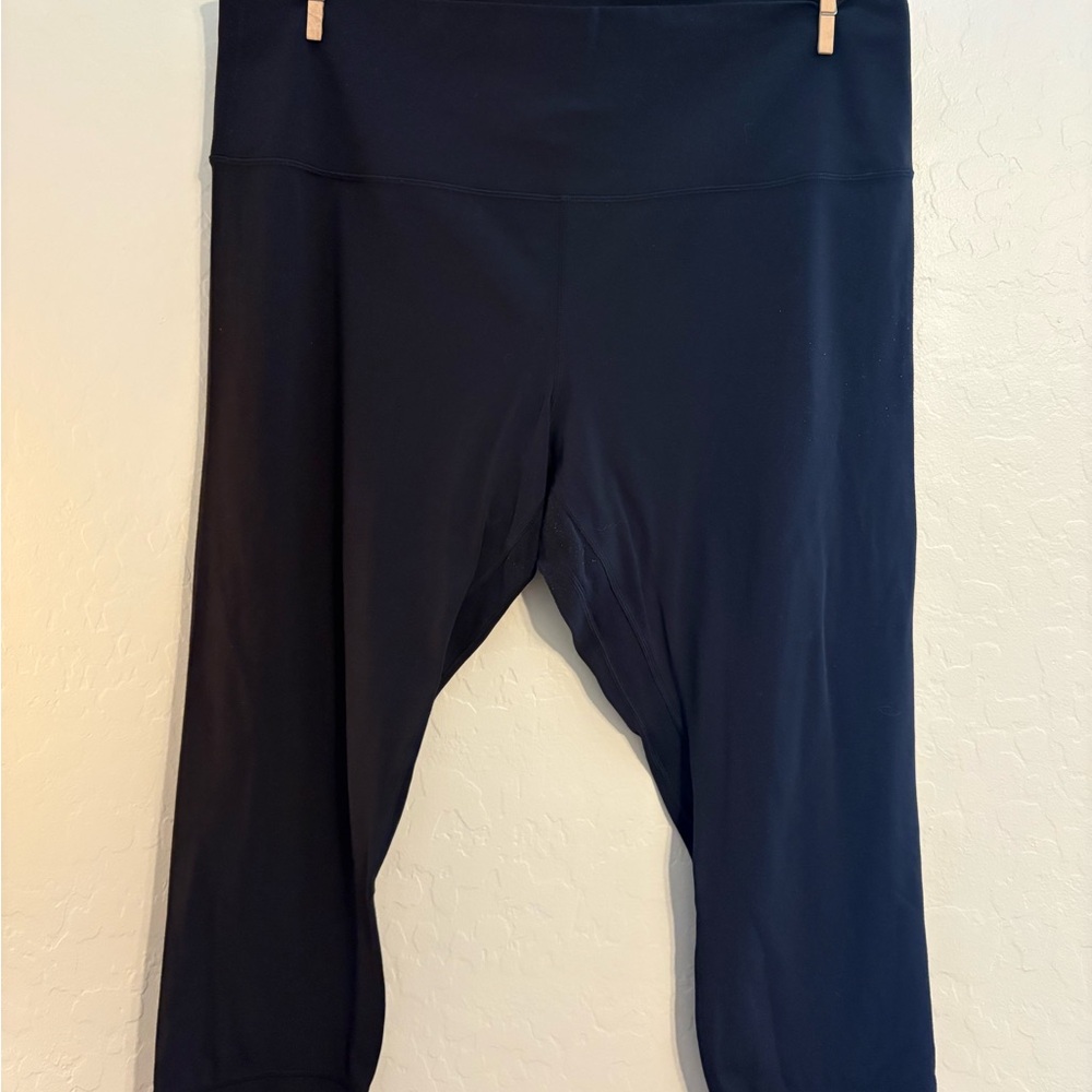 lululemon athletica Black Align Crop Leggings